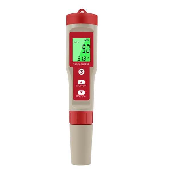 Vandkvalitetsmåler 4 i 1 detektor PH/TDS/EC/temperaturtester til akvarier