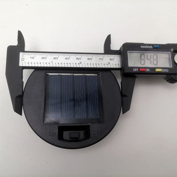 2 stk. Solar Light Erstatning Topp LED Hagelampe Utendørs Terrasebelysning