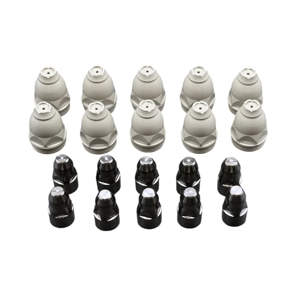 Industriella plasmaskärmunstycken, 10-pack, kopparbelagd elektrodspets