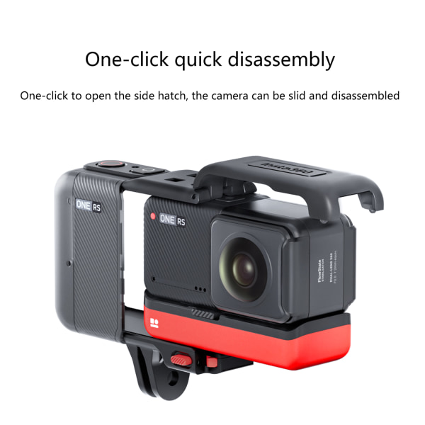 För 360 ONE R Action kameraram för case Standard monteringsfäste för 360 One R kamera för case