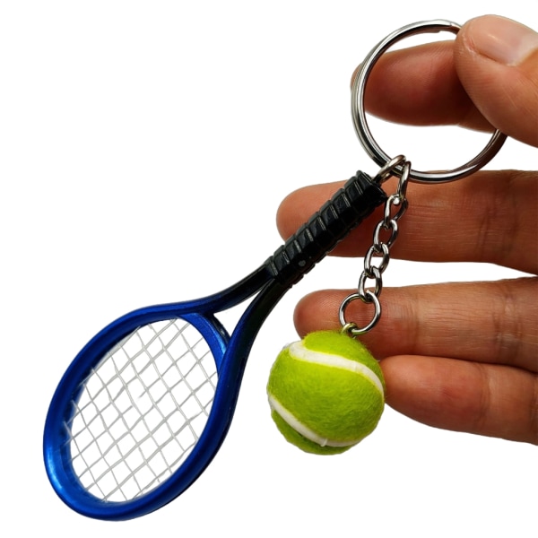 6 stk tennisnøkkelring med tennisballtre og tennisballgave til barn