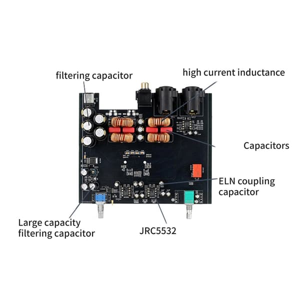 Kraftfull Mini Digital Förstärkare 300W TPA3255 Chip För Hemmabio