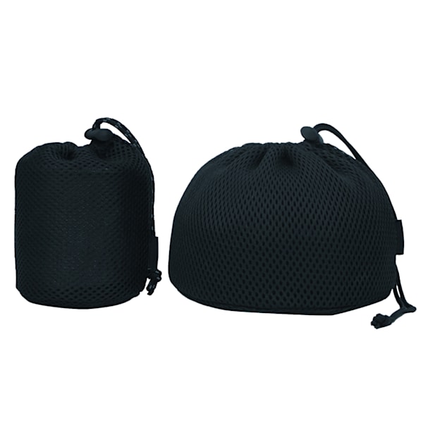 Nylon Net Drawstring Taske Udendørs Camping Bestik Organizers Opbevaringspose Large and Small