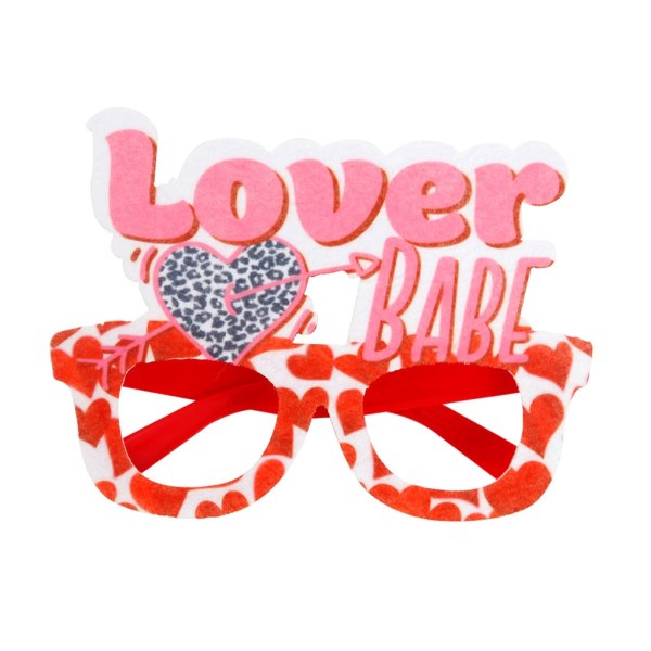 Alla hjärtans dag dekorativa glasögon för fest semester bröllop födelsedag tillbehör null - 11