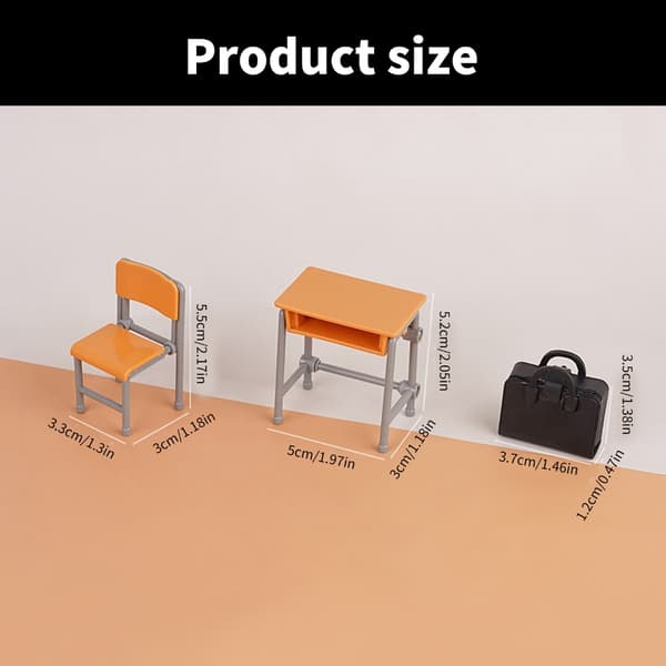 Klasseromsmøbler Modellmøbler Studiebord Leketilbehør