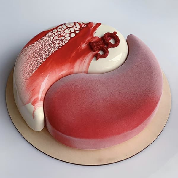 Silikone YIN YANG Formede Kageforme Fondantforme DIY Gipslys Gadgets