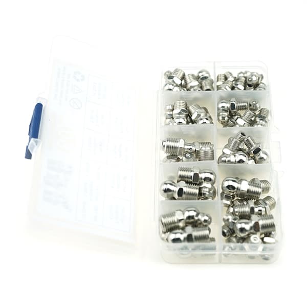 Smörjnippel Konisk Nippel Set Rak Hydraulisk Smörjnippel Essential