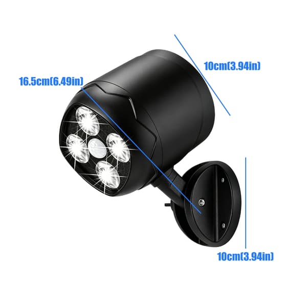 8W LED Utomhusstrålkastare med PIR-sensor för trädgårdsveranda Väggmonterad säkerhet