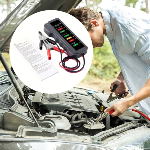 Effektiv 12V Batteridiagnoseenhet Universal for Rask Spenningsavlesning