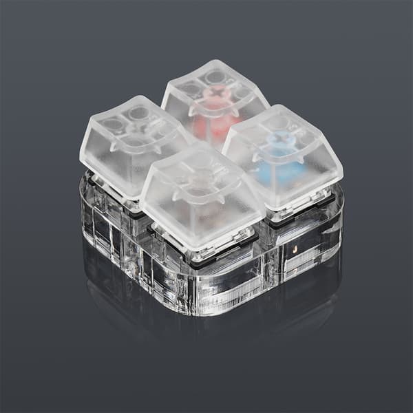 MX Switches Keyboard Tester Kit Klare Keycaps Sampler PCB Mekanisk