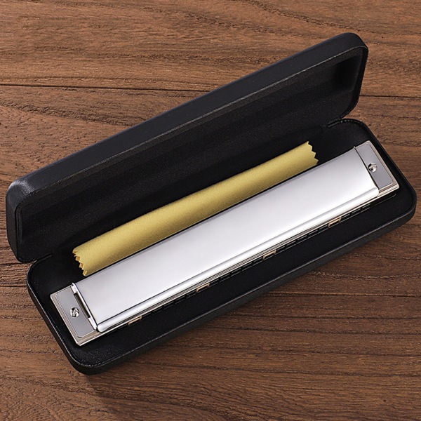 Harmonica i C-dur 24 hål Polyfoni Orgel Diatonisk Mun E