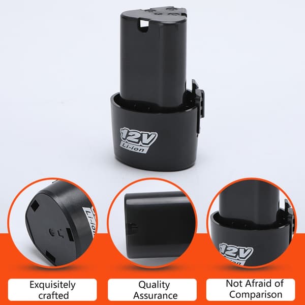 DC12V 3S 18650 Batteripaket Komponent Skruvdragare Borr Batterifodral Låda