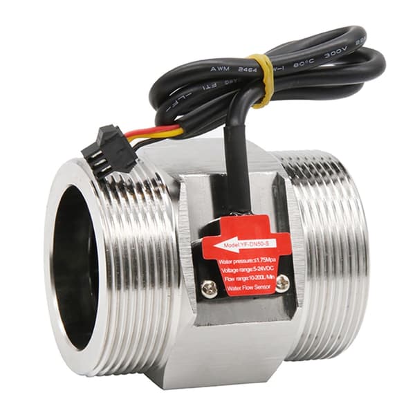 Hall Effect Flow Sensor Turbine Flowmeter 5-150L/Min DN40 Væskemåler Tæller