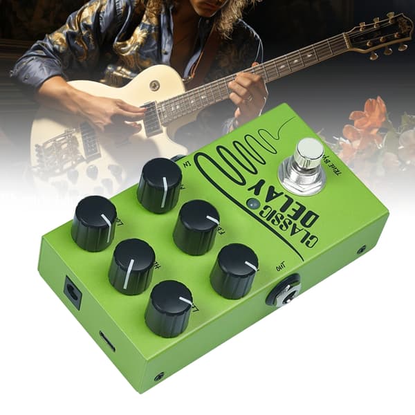 Gitar Equalizer Pedal True Bypass Elektrisk Bass Praktisk Gitarpedal
