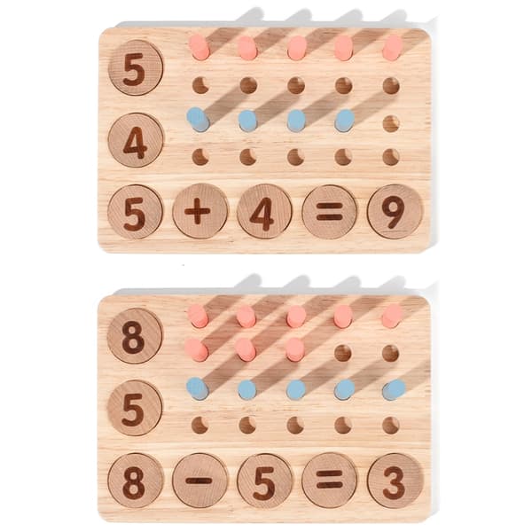 Nummermatchings-pegboard-sæt legetøj til børn, der fremmer problemløsningstænkning
