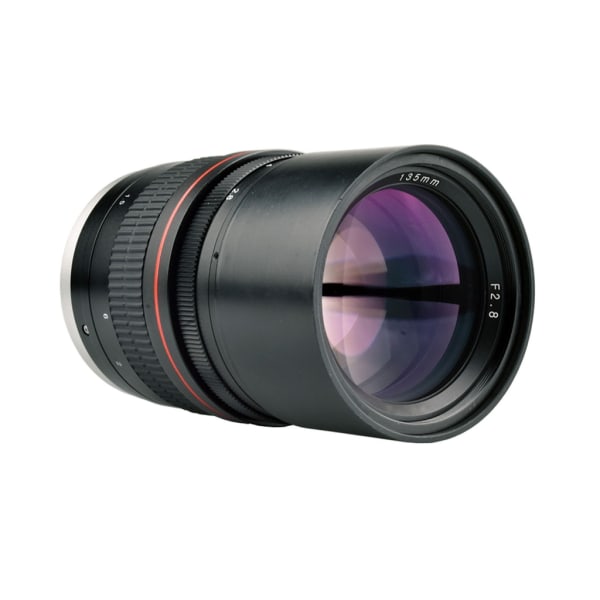 Teleobjektiv med stor bländare 135 mm F2.8 Manuell fokusobjektiv Enkel att fixa Kameratillbehör som passar för 7DII 77D 760D 6D null - FOR Nikon