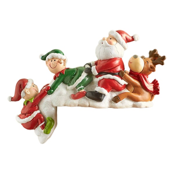 Söt Xmas Gnome bordsskiva prydnader julelement dvärgdockor dekoration