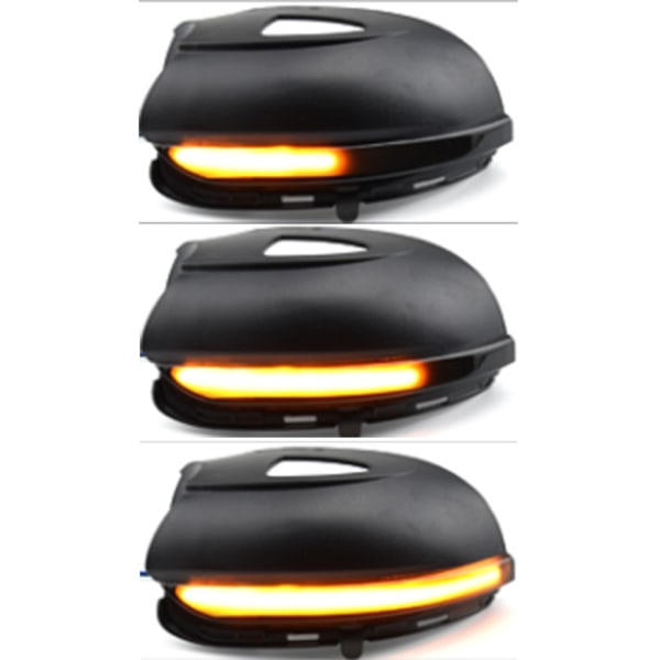 2x LED dynamisk sidomarkör Blinkerslampa för Golf-MK6 G-TI 6 R20 2008-2012 2011 till 2015 C