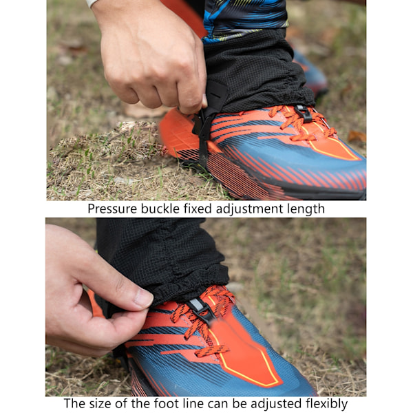 Utomhus Trail Gaiters Låga Ankel Gaters Skyddande Skoskydd Andningsbara Picture line green