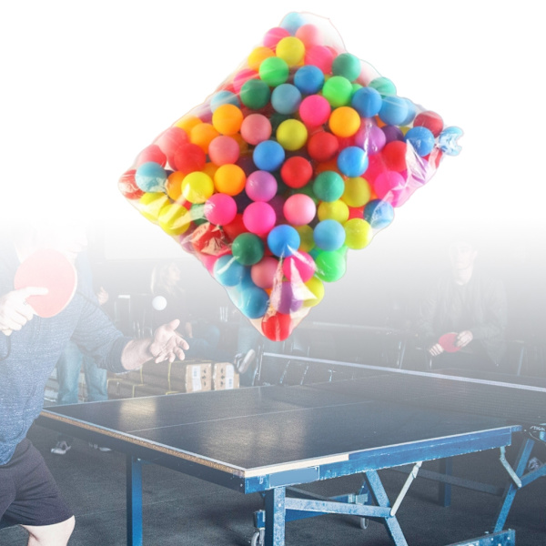 50 st Flerfärgade Pingisbollar för Katter Hundar Fest Familj Skolor Spel