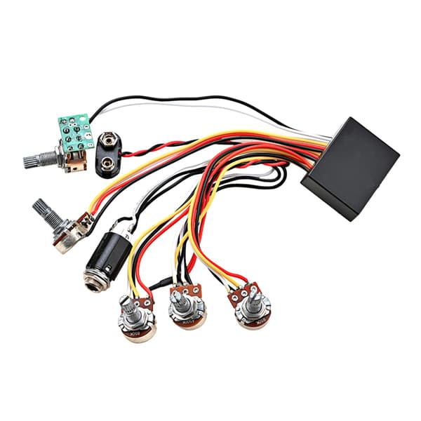 Baspickup, 3-bands aktiv & passiv EQ Equalizer Elektrisk basförförstärkarkrets
