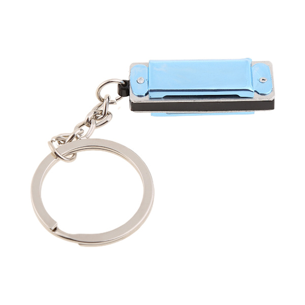 Harmonica Nyckelring Harmonisk Nyckelring Nycklar Hållare Väska Hänge Musikinstrument Red