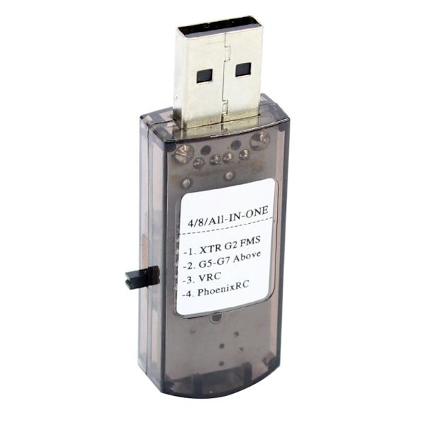 Uppgraderad USB Flight Control Plast USB Flight Simulatorer Stöder G7/G6//5.0/4.0