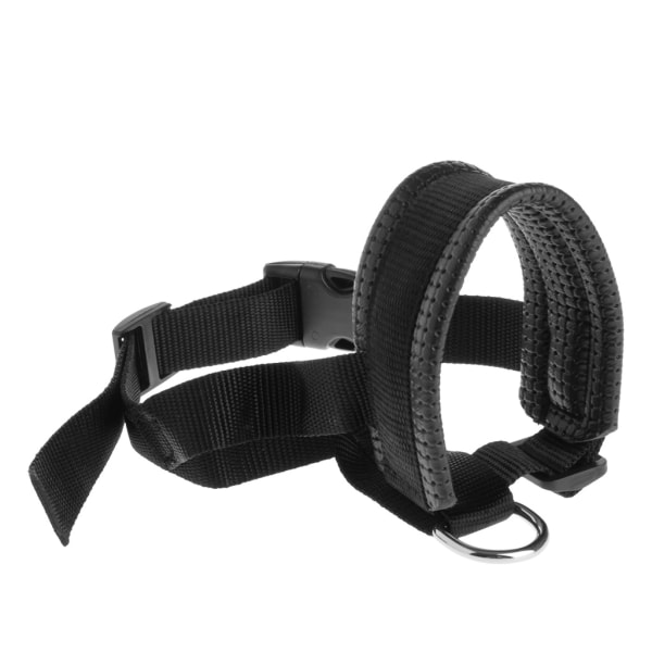 Vadderat hundmunkorg för stora hundar sällskapshund Nylon Anti-Biting Dog for Head La XXL