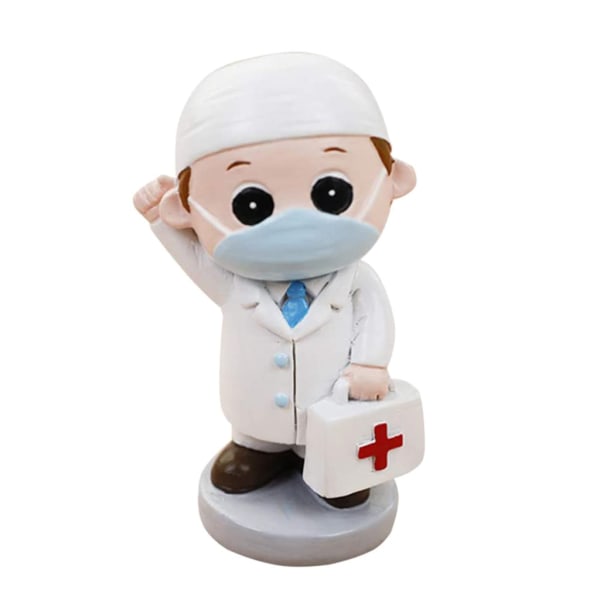 Harts Läkare Sjuksköterska Figuriner Tårta Toppers Tårtdekoration föremål för sjuksköterskor