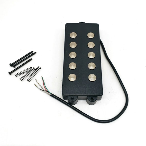 Basguitar Pickups, Dobbelt Spole 5 Strenge Bas Pickups Sæt Mini Bas Pickups