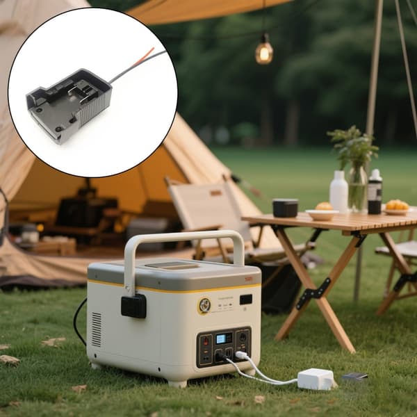 Højkapacitets 18V Batteri Output Adapter Temperaturresistent DIY Elværktøj