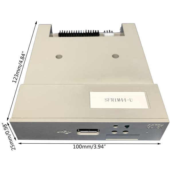 SFR1M44-U 1.44MB USB Floppy Diskettedrev Emulator Floppy Diskettedrev E100 E50 GOTEX