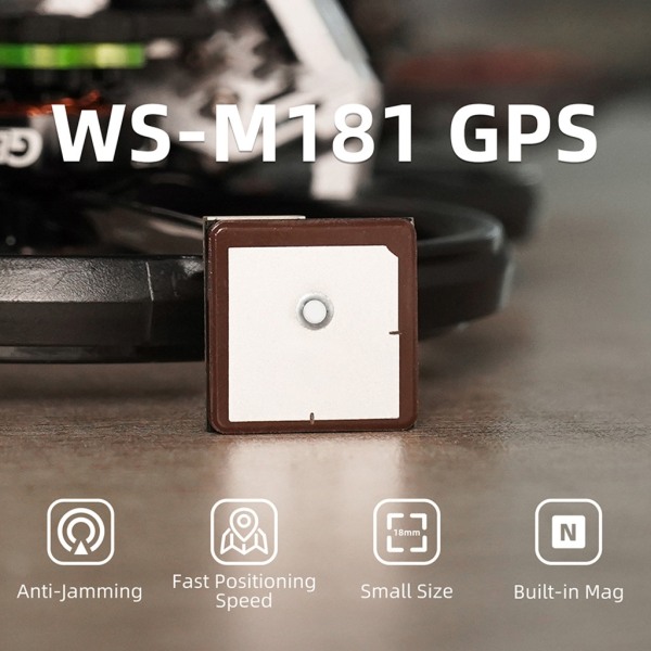 WS-M181 Global Positioning System GNSS Module 72 Search Channel for drone