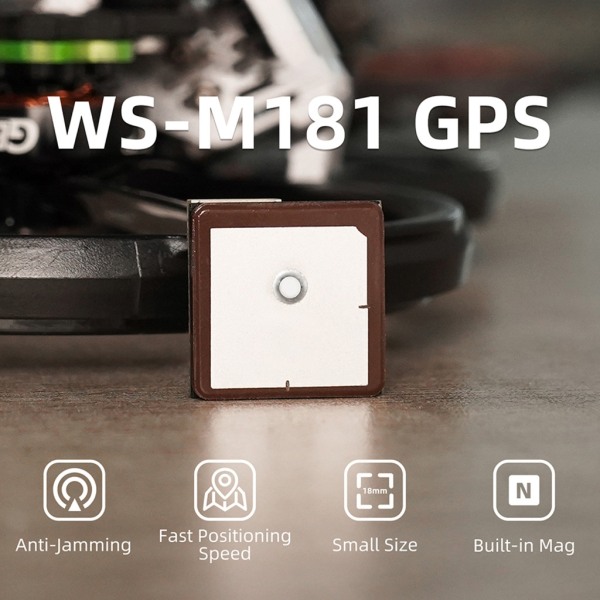 WS-M181 Global Positioning System GNSS Module 72 Søkekanal for droner