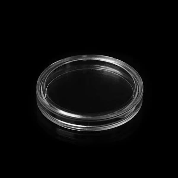 100 st 40 mm Silver Dollar Myntfodral Hållare Skyddsfodral för Myntsamling