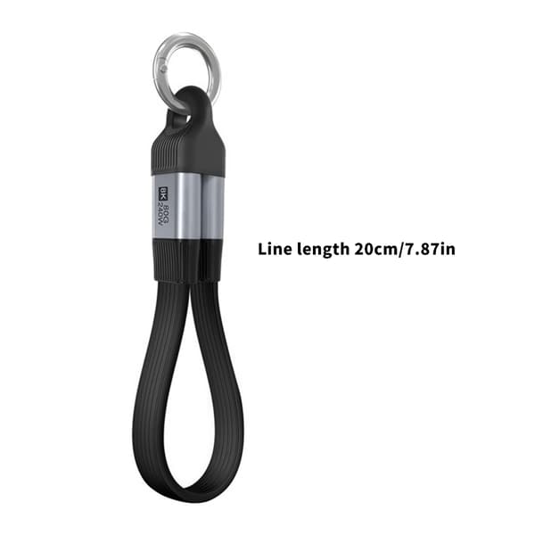 Forlængerkabel 240W Hurtigopladning USB C-kabel 80Gbps Dataoverførsel Understøtter