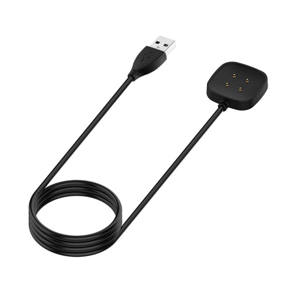 USB laddningssladd Dockningsfäste Base Magnetisk laddare Adapter för Fitbit Versa 3
