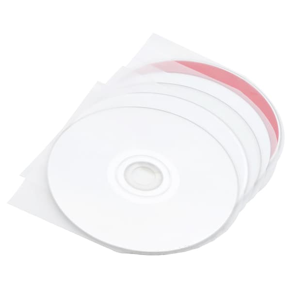 Klare antistatiske plastik VCD plade indre sleeves til DVD disk plade