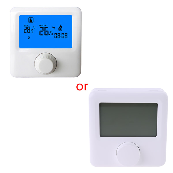 Högpresterande rumstermometer LCD-skärm Vägghängd gaspanna Termostat Rumsuppvärmning Digital temperaturkontroll