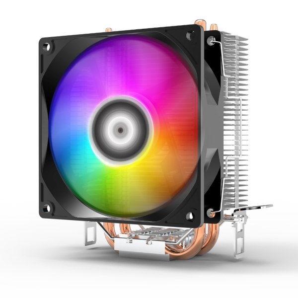 9 cm CPU-kylare A200/A200Plus med 2 kopparrör Snabb värmeavledning förbättrar datorernas kylning och livslängd null - A200