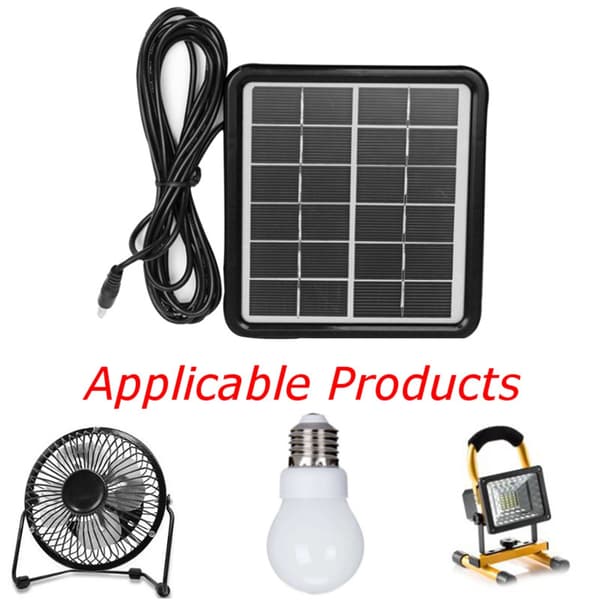 Tynn Solcellepanel 2W Permanent Bygning For Eventyrere