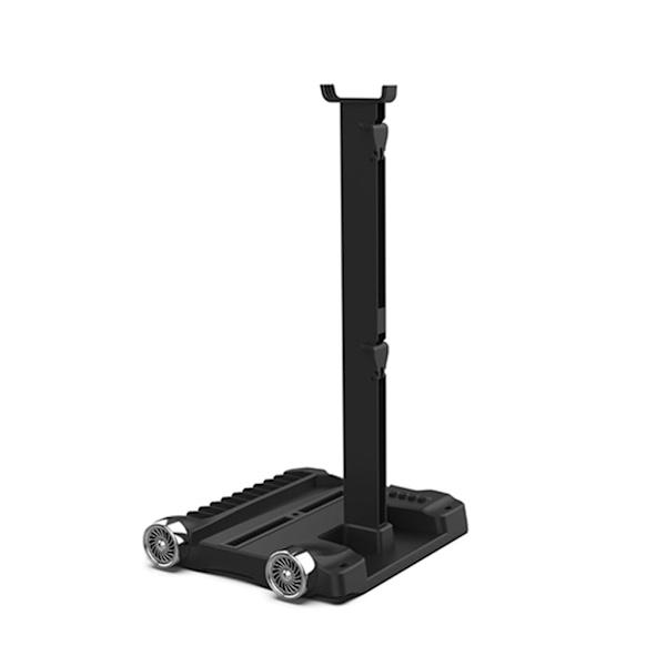 Konsol Controller Ladestation Varmeafledning Base CD Disk Holder 3 i 1 lodret stativ til