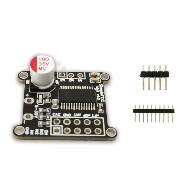 SVPWM/SPWM-kontrolalgoritme til FOC-kontroldriver DC-motordriverkort