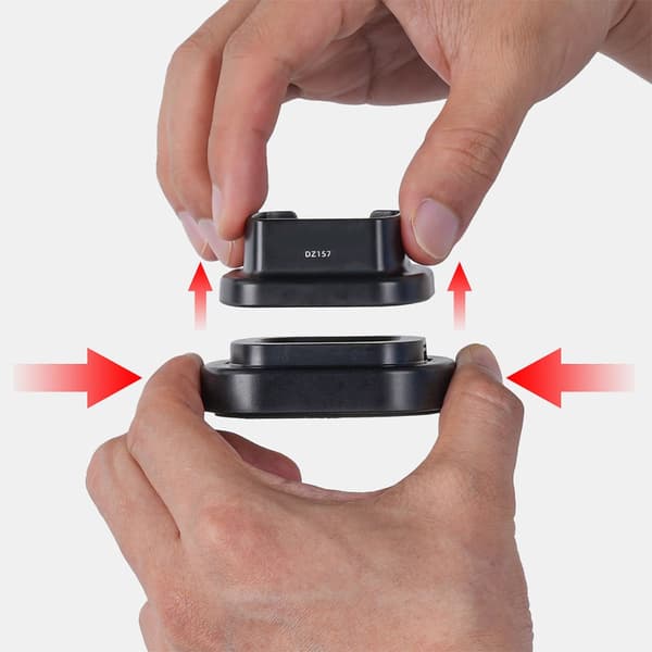 Bærbart stativ for Pocket 4/3-kameraer, hurtigutløserfeste