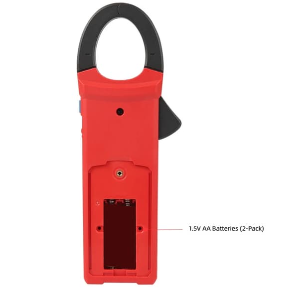 Digitalt tangamperemeter 0-600V 1000A Strøm True RMS Amperemeter Tang Multimeter