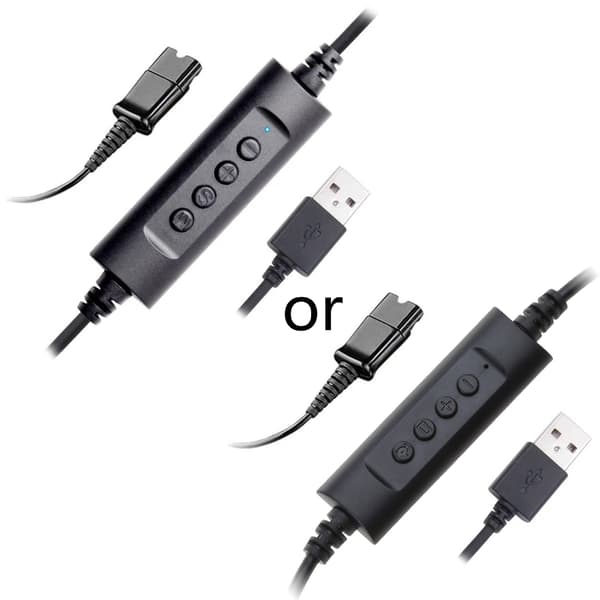 USB-QD Headset-kabel Headset Hurtigkoblingsledning Adapter Trainer-kabel