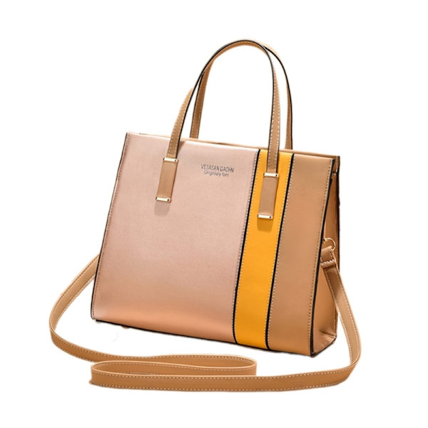LLadies Crossbody Olkalaukku Väri Block Shouder Bag käsilaukku Gold