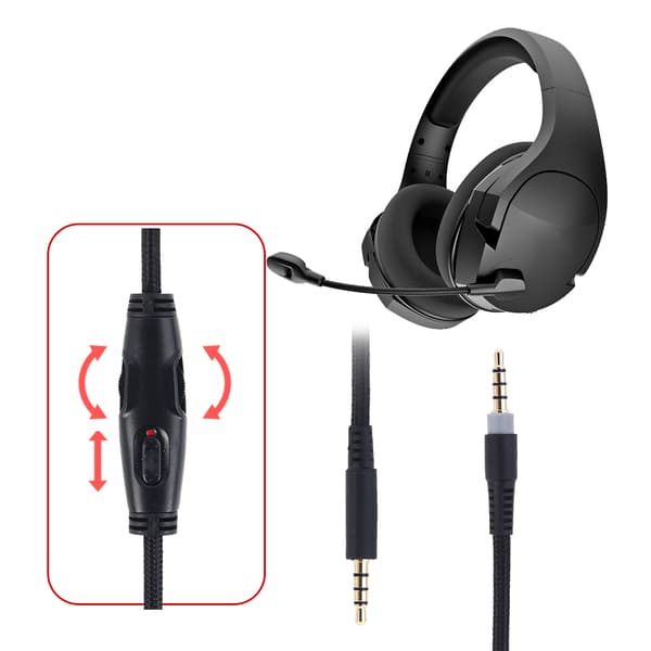Gaming Headset Fjeder Audio Kabel Audio Ledning til HyperX Cloud til Alpha/Flight
