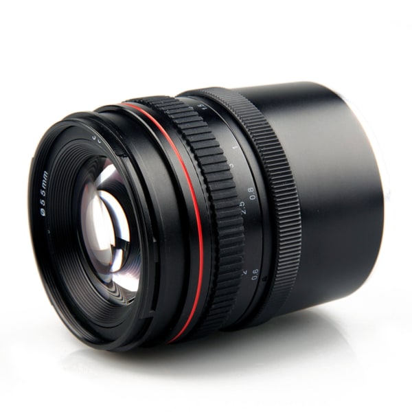 50 mm F/1.4 stor bländare porträtt Kameraobjektiv med manuell fokusering Teleobjektiv för 77D 80D 5D4/D810 D7100/A5100 A6000 null - FOR Canon