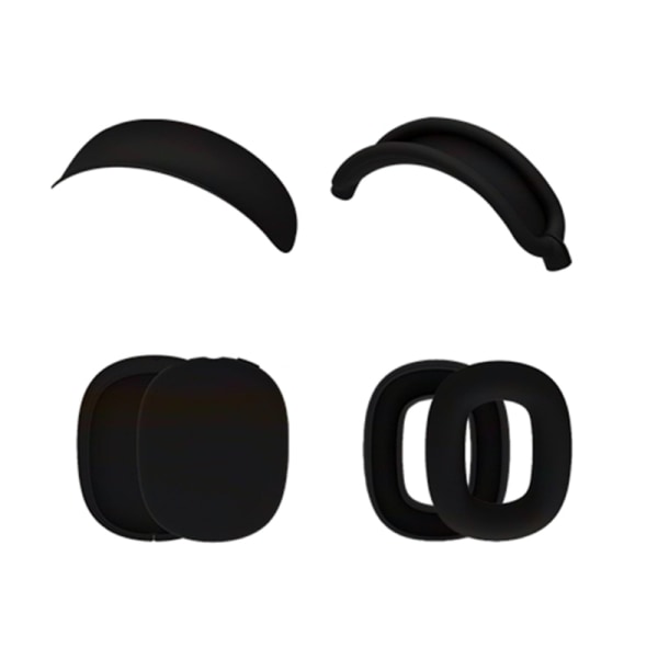 Headset Silikon Öronkuddar Pannband för AirPodsMax hörlurar 360° Fullständigt skydd